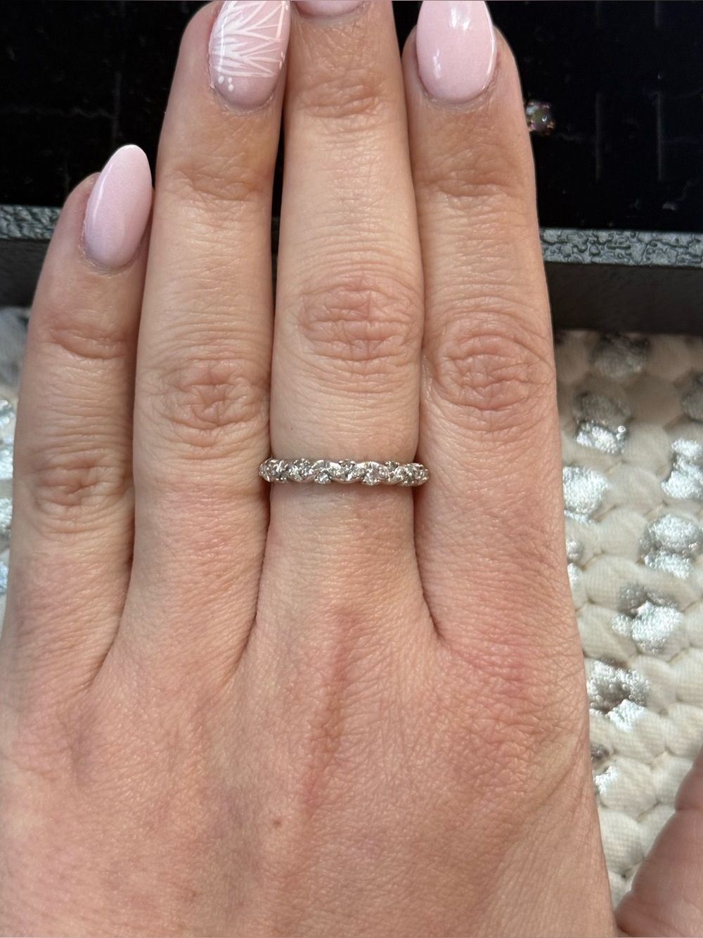 Vintage 14k and Diamond Band